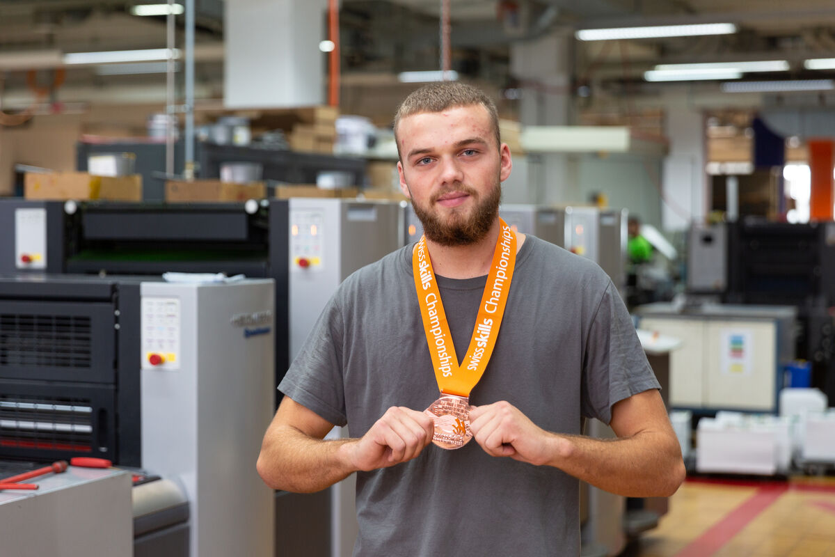 Ralph Stieger holt Bronze an den Swiss Skills